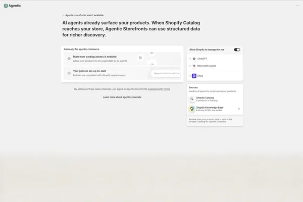 The Shopify Agentic Playbook